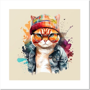 Cute Cat Posters and Art